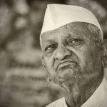 Anna Hazare while Fasting Photo Story Reportage Photography